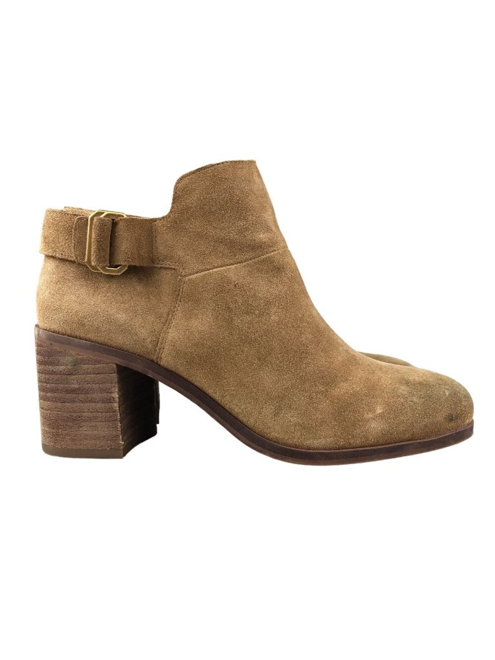 SARTO Franco Sarto Women's Size 7M Matisse Brown Suede Side Zip Ankle Booties